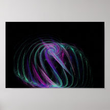 Fractale Trippy d'amour Posters