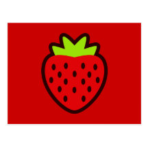 FRAISE CARTE POSTALE