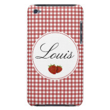 Fraise mignonne personnalisable coques iPod Case-Mate