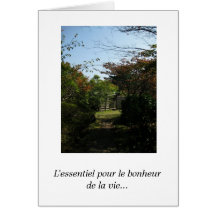 Français-L'essentiel versez le bonheur de l… Cartes De Vœux