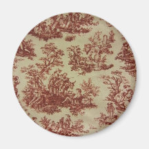 Français Toile dans le rose Aimant