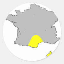 FRANCE PLUIE NORD SOLEIL SUD 1.PNG AUTOCOLLANTS