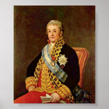 Francisco de Goya - de Spaanse Minister van de Rec Plaat