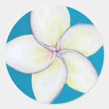 FRANGIPANI RONDE STICKER