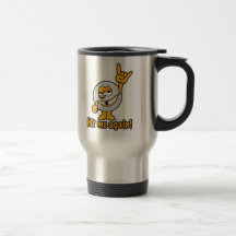 Frappez-moi encore boule de golf de bande dessinée tasse à café