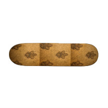 French Fleur de Lis texturisé Planches À Roulettes Customisées
