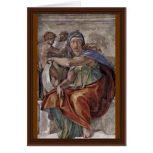 Fresque de plafond pour l'histoire de la création  cartes de vœux
