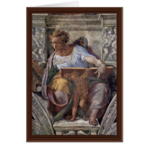 Fresque de plafond pour l'histoire de la création  carte de vœux