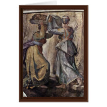 Fresque de plafond pour l'histoire de la création  cartes de vœux