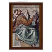 Fresque de plafond pour l'histoire de la création  cartes de vœux