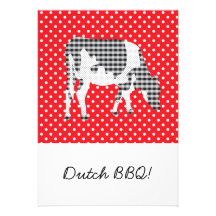 Friesian koe, Friese koe Gepersonaliseerde Uitnodiging