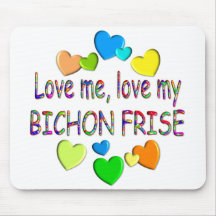 FRISE DE BICHON TAPIS DE SOURIS