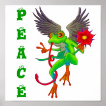 Froggy de paix posters