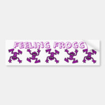 Froggy de sentiment adhésif pour voiture