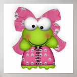 froggy girly dans skully la robe poster