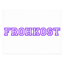FROHKOST CARTES POSTALES