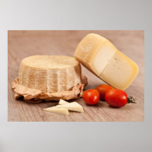 Fromage italien de Pecorino de laiterie Posters