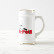 Frontière affligée Stein Mug À Café