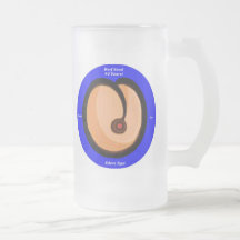 Frontière bleue ronde HerfScud de pêche de HS Tasse À Café
