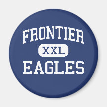 Frontière - Eagles - lycée - Fairbanks Alaska Aimants Pour Réfrigérateur