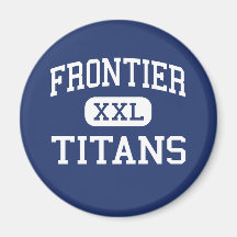 Frontière - titans - haute - Bakersfield la Califo Aimants Pour Réfrigérateur