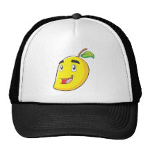 Fruit jaune heureux de mangue casquette