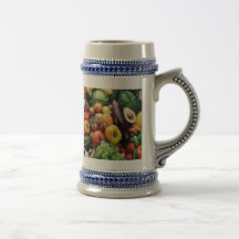 FRUITS ET LÉGUMES TASSES À CAFÉ