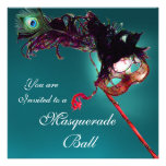Fuchsia rose bleu de MASQUE de BOULE de MASCARADE  Bristols