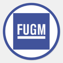 FUGM par les autocollants ronds de SAB (aucun Copy