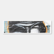 funky graffiti bumpersticker