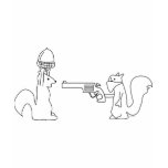 Funny Squirells Tee Shirts