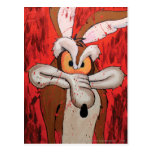 Fureur de rouge de coyote du Wile E cartes postales