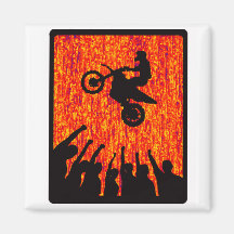 FUSÉES DE ROUGE DE MX AIMANTS