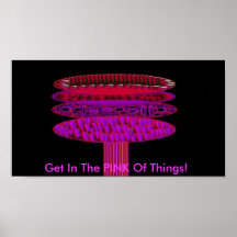 Fusion de Fuschia Posters