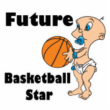 futur bébé de star du basket-ball photo en relief