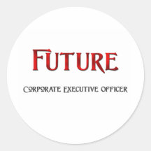 Futur cadre dirigeant de cadre d'entreprise adhésif