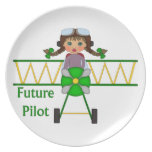 Futur pilote adorable, pilote d'hélicoptère - FILL Assiettes Pour Soirée