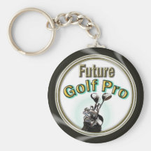 Futur professionnel de golf porte-clef