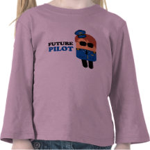 Futur T-shirt pilote d'enfant en bas âge