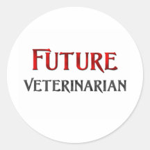 Futur vétérinaire autocollants