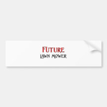 Future tondeuse à gazon adhésif pour voiture