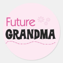 Futurs T-shirts et cadeaux de grand-maman Autocollants