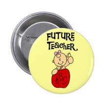 Futurs T-shirts et cadeaux de professeur de bébé Pin's