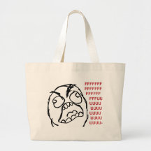 Fuuuu van de kerelfuuu van de woede canvas tassen