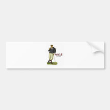 G.O.L.F. VERBODEN SLECHTS DE DAMES VAN HEREN BUMPERSTICKER