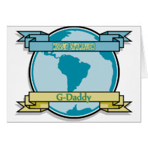 G-Papa de champion du monde Carte De Vœux