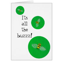 Gaffez la carte d'anniversaire d'abeille