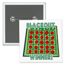 Gagnant de bingo-test de panne d'électricité de bo badge avec épingle