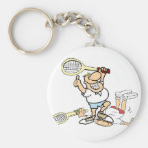 Gagnant de tennis porte-clefs