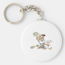 Gagnant de tennis porte-clefs
